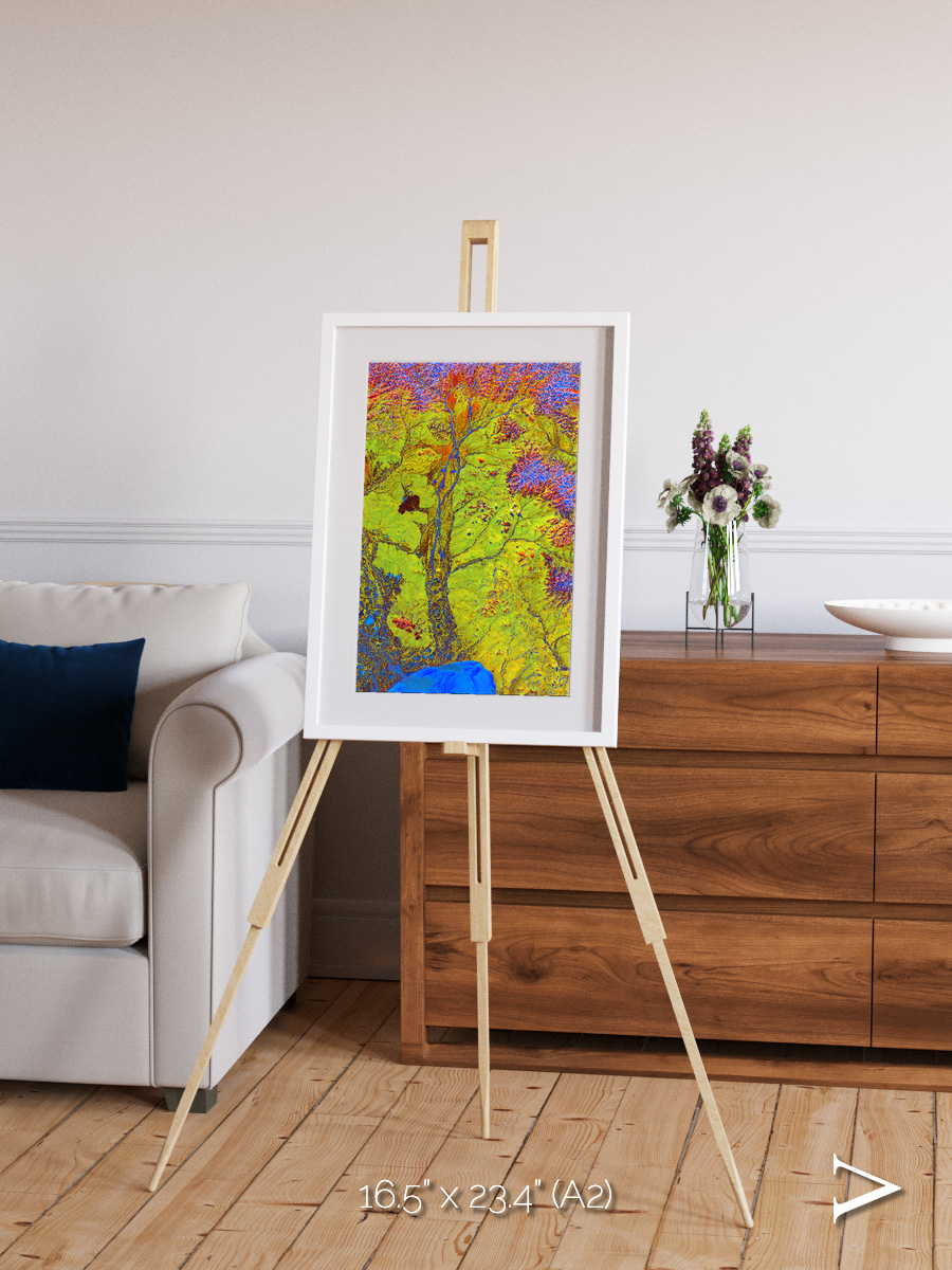 Glacial Ribbons, Chaunskaya Bay Framed & Mounted Print