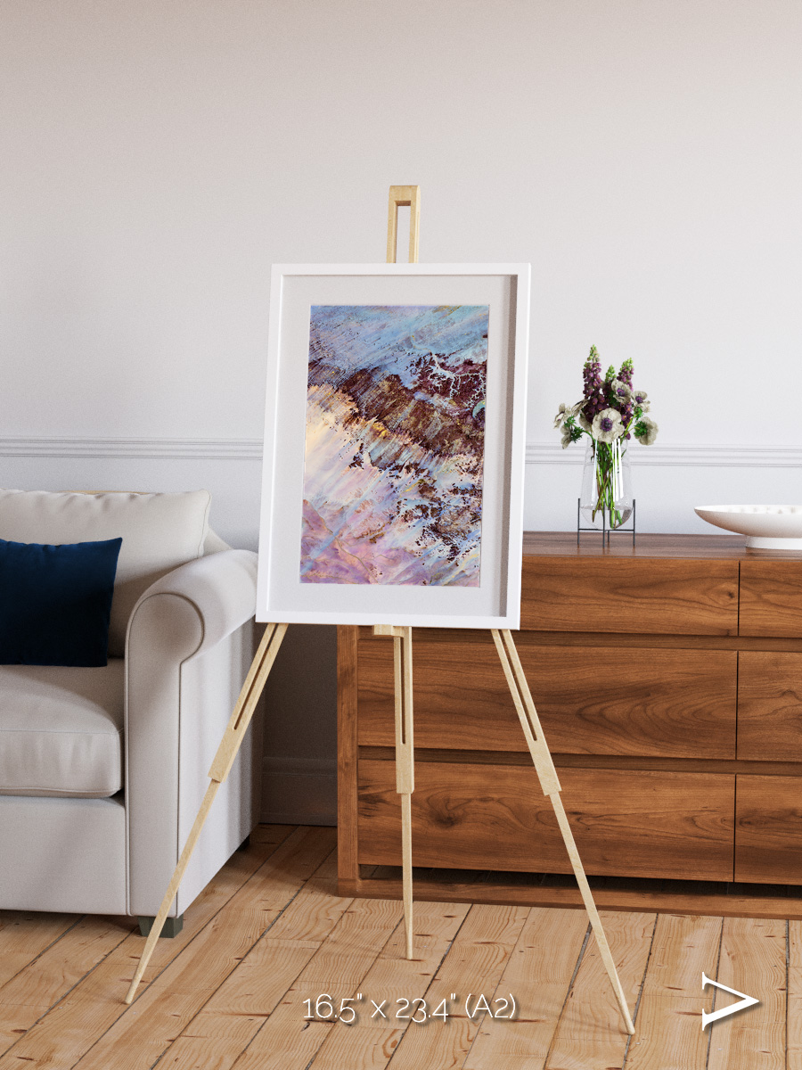 Storm and Stillness, Gweni-Fada Framed & Mounted Print