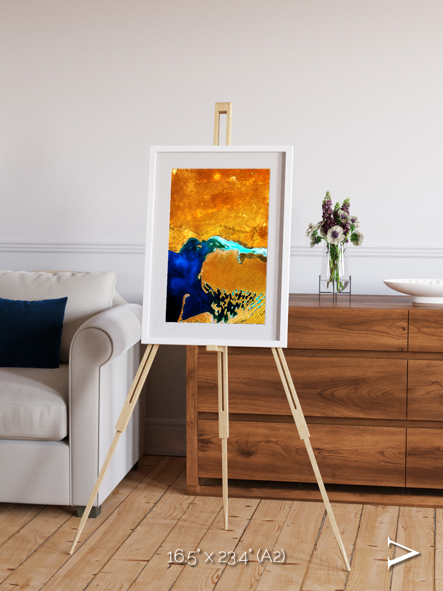 Coastal Phantom, Dardzha Peninsula Framed & Mounted Print