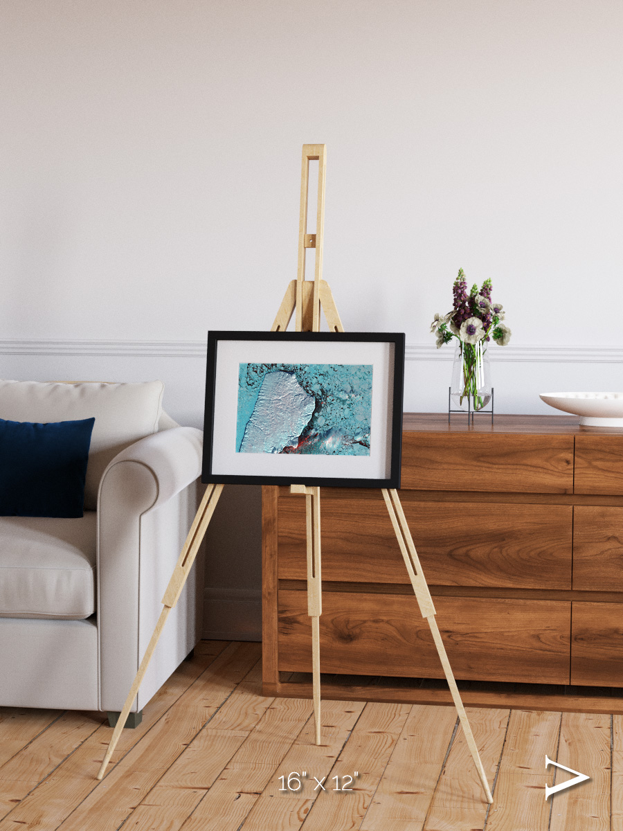 Island Sanctuary, Akpatok Island Framed & Mounted Print