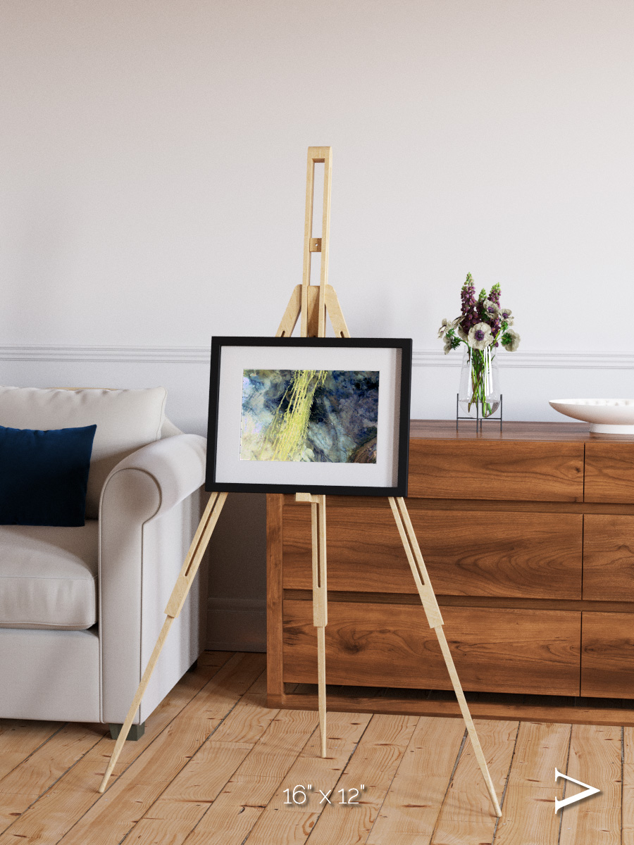 Shifting Sands, Algerian Abstract Framed & Mounted Print