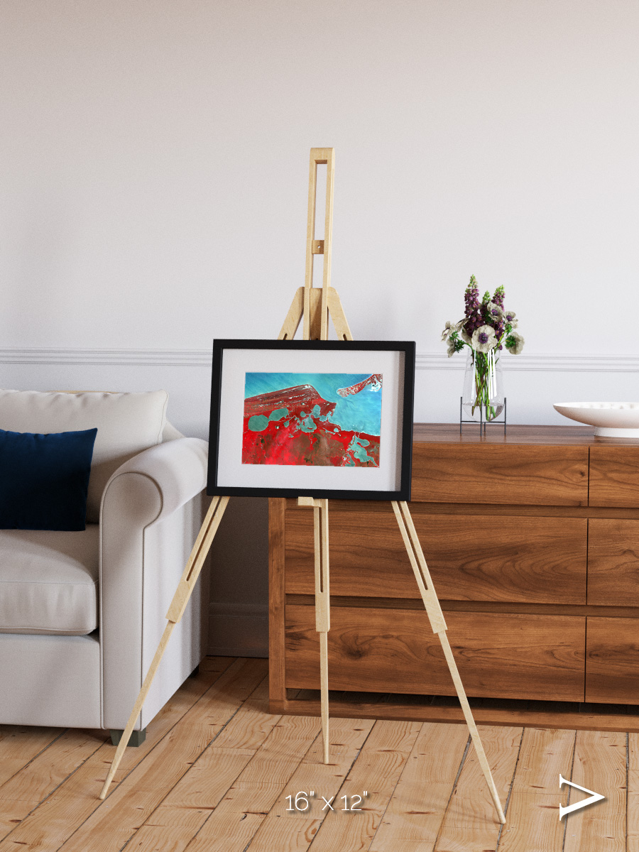 Remote Shores, Campeche Framed & Mounted Print