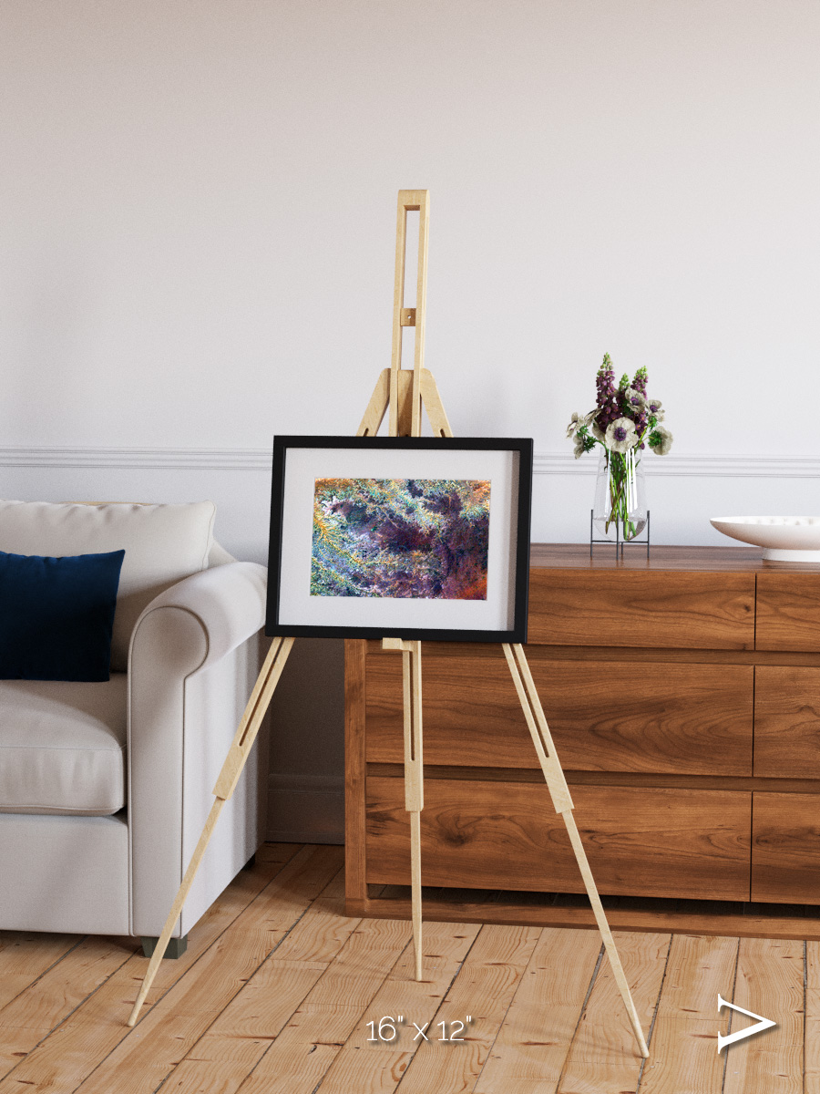 River and Plain, Ghadamis River Framed & Mounted Print