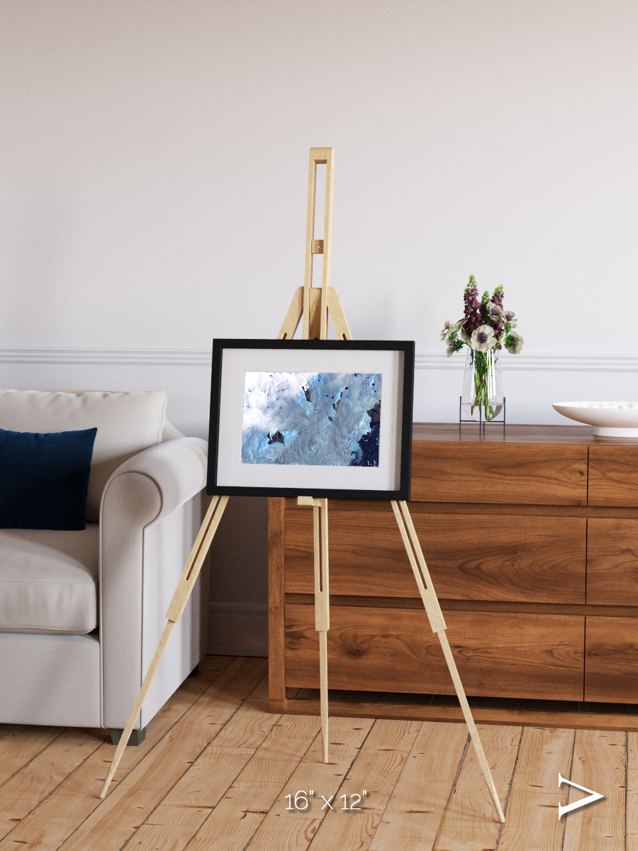 Waterways, Greenland Coast Framed & Mounted Print