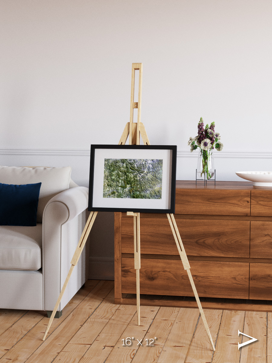 Earth in Colour, Namaqualand Framed & Mounted Print
