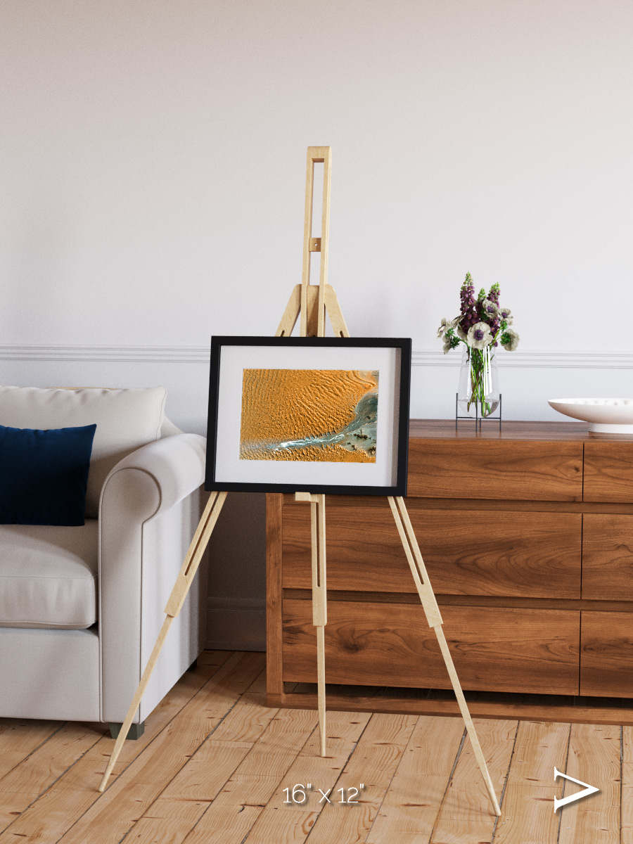 Sands in Motion, Namib Desert Framed & Mounted Print