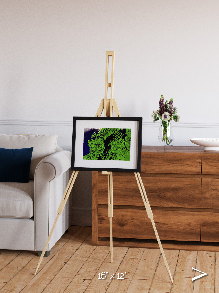 Tundra Reach, Liverpool Bay Framed & Mounted Print