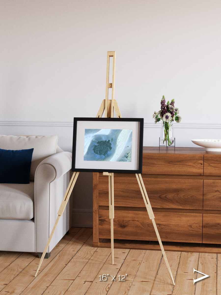 Shifting Dunes, Sahara Desert Framed & Mounted Print