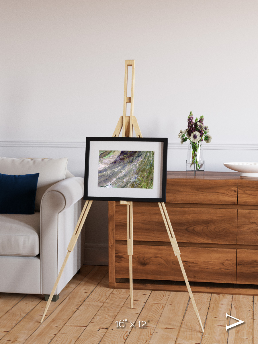 Rugged Relief, Sulaiman Mountains Framed & Mounted Print