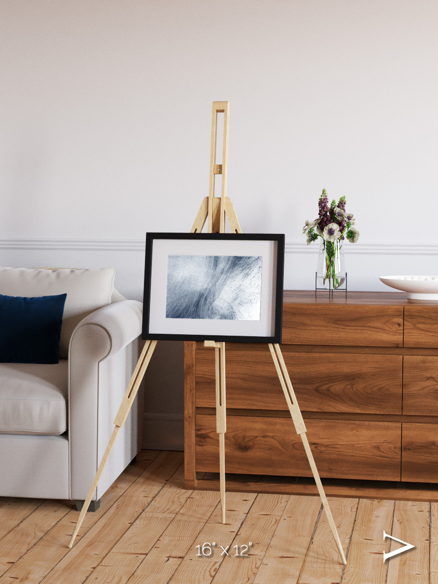 Wind Signatures, Whirlpool Cloud Framed & Mounted Print
