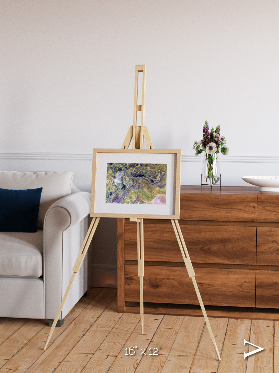 Mineral Horizons, Anti-Atlas Framed & Mounted Print