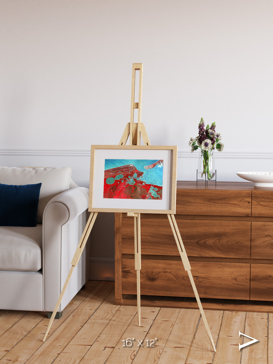 Remote Shores, Campeche Framed & Mounted Print