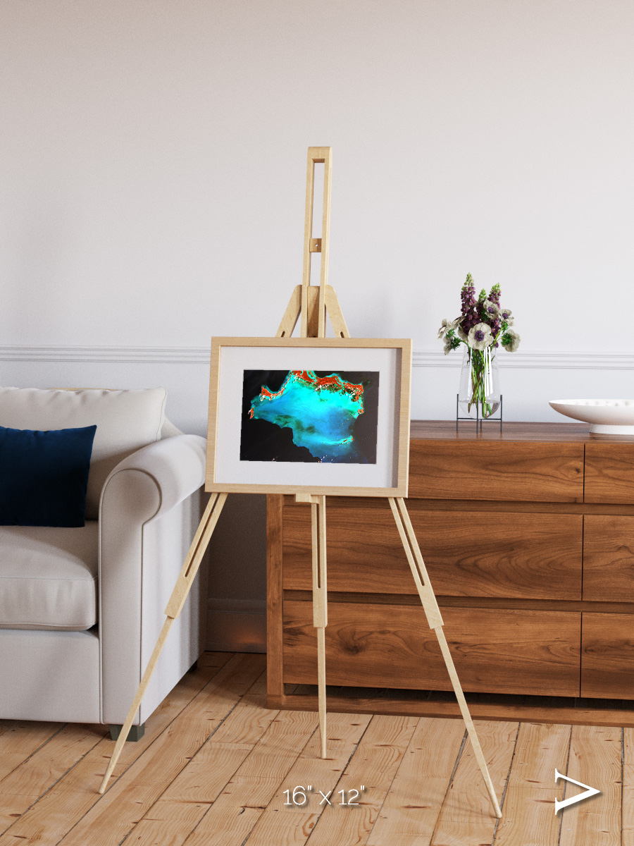 Arctic Outpost, Caribbean Luxury Framed & Mounted Print