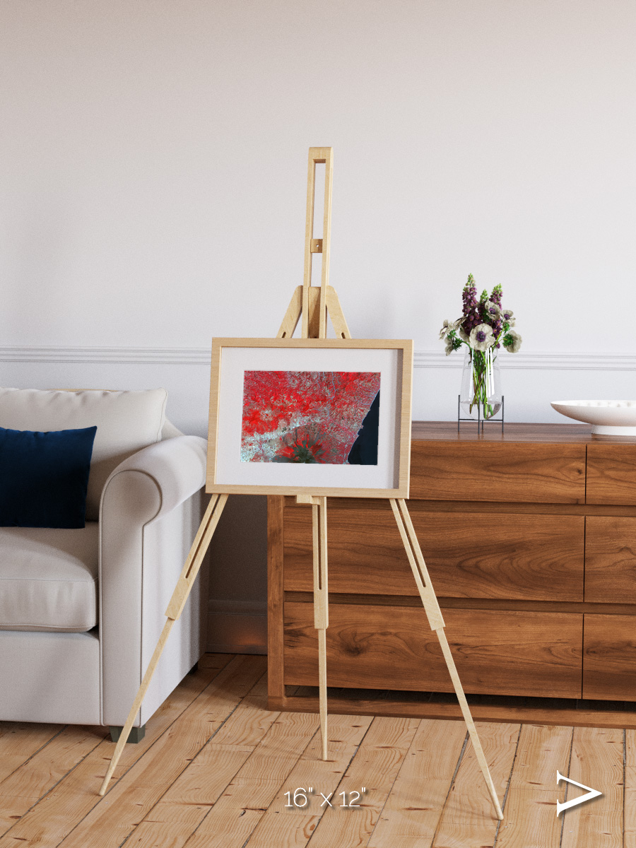 Painted Archipelago, Mt Etna Framed & Mounted Print