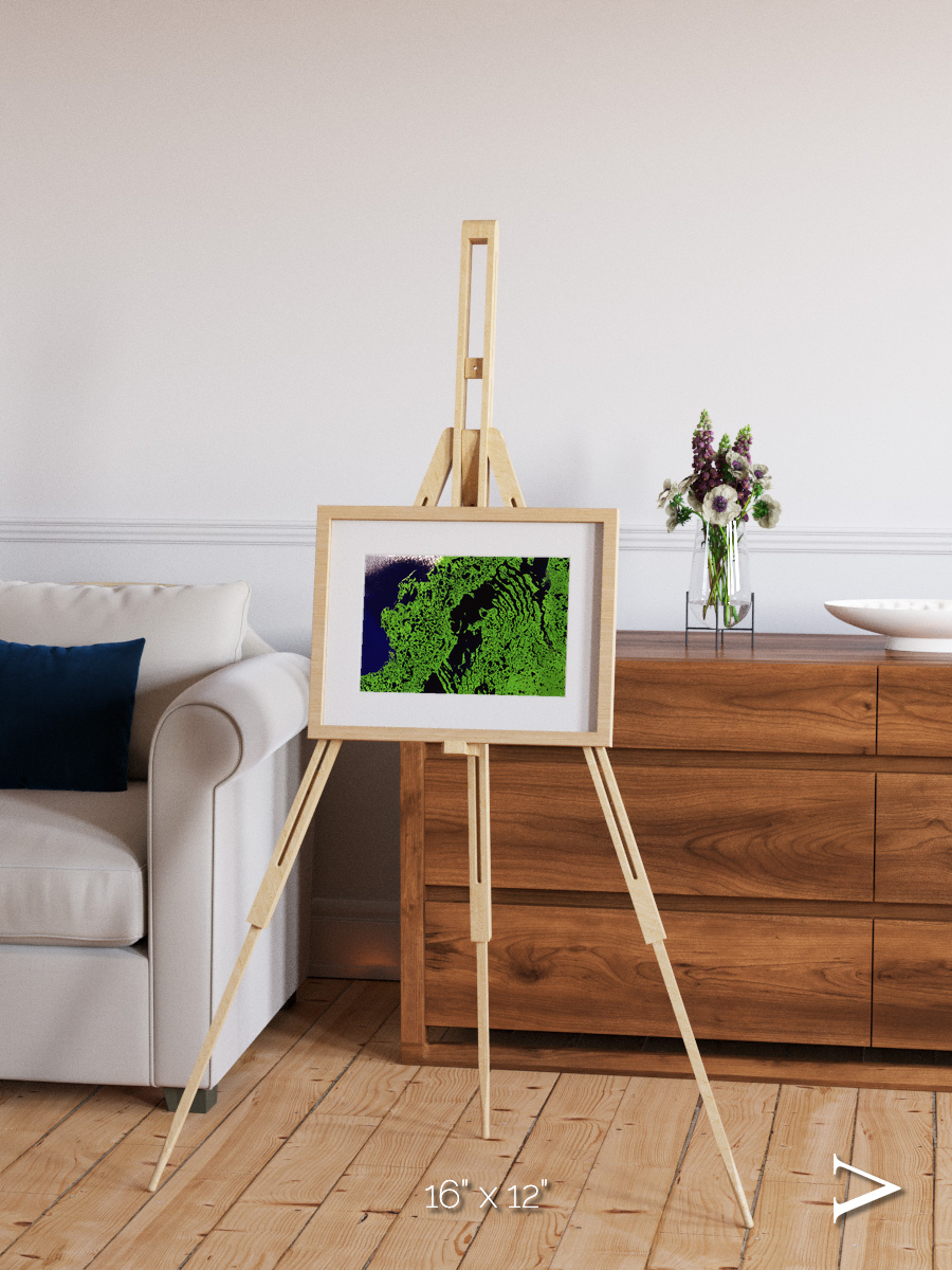 Tundra Reach, Liverpool Bay Framed & Mounted Print
