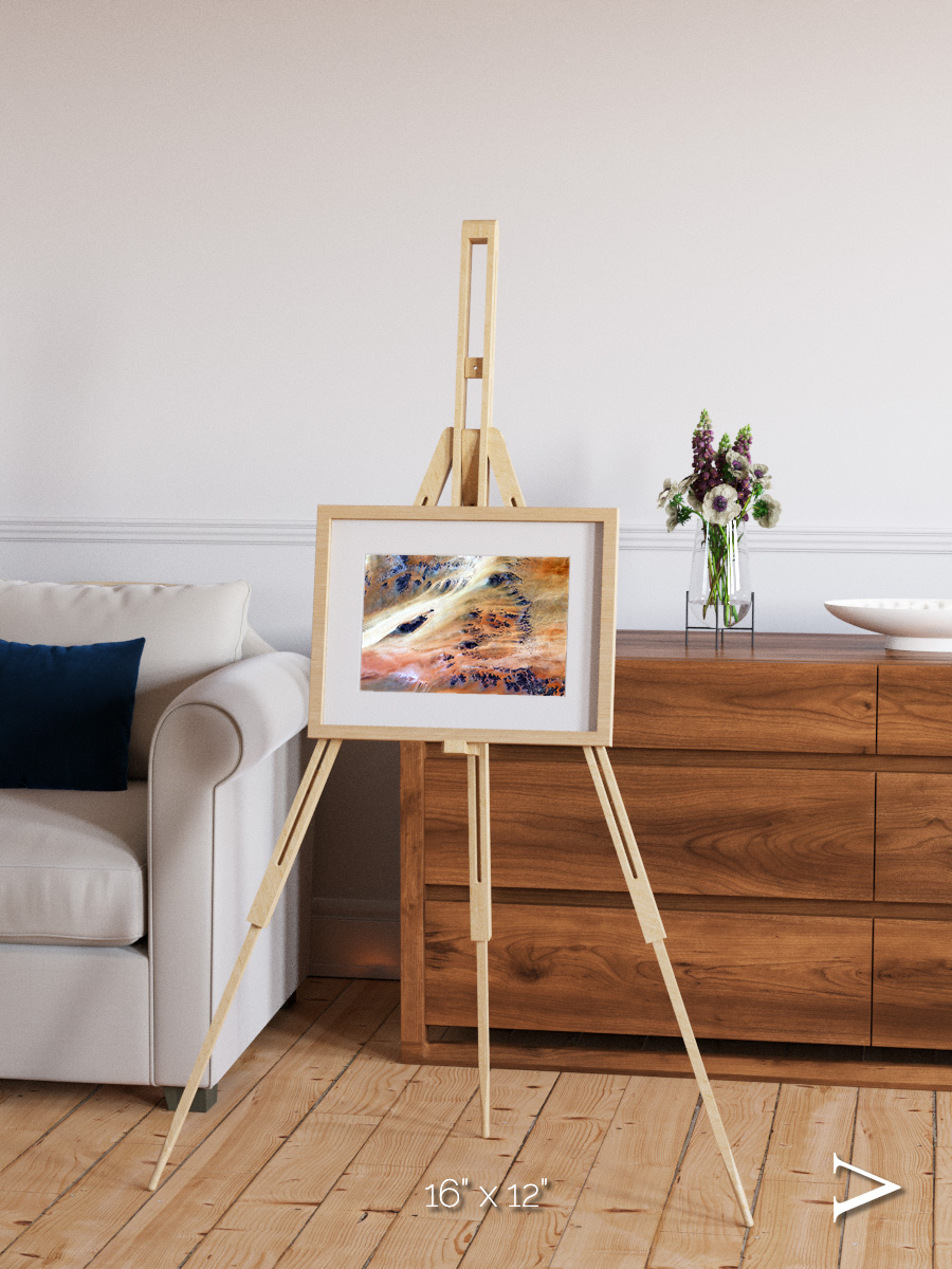 Shifting Dunes, Terkezi Oasis Framed & Mounted Print
