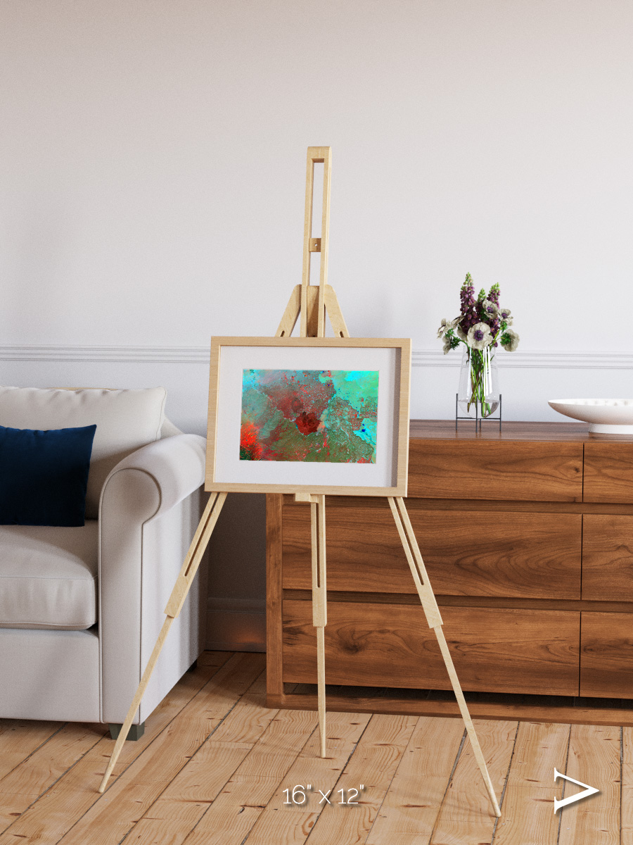 Shifting Dunes, The Syrian Desert Framed & Mounted Print