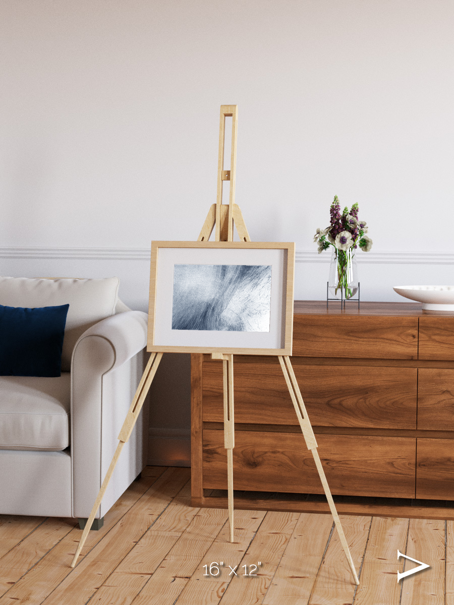Wind Signatures, Whirlpool Cloud Framed & Mounted Print