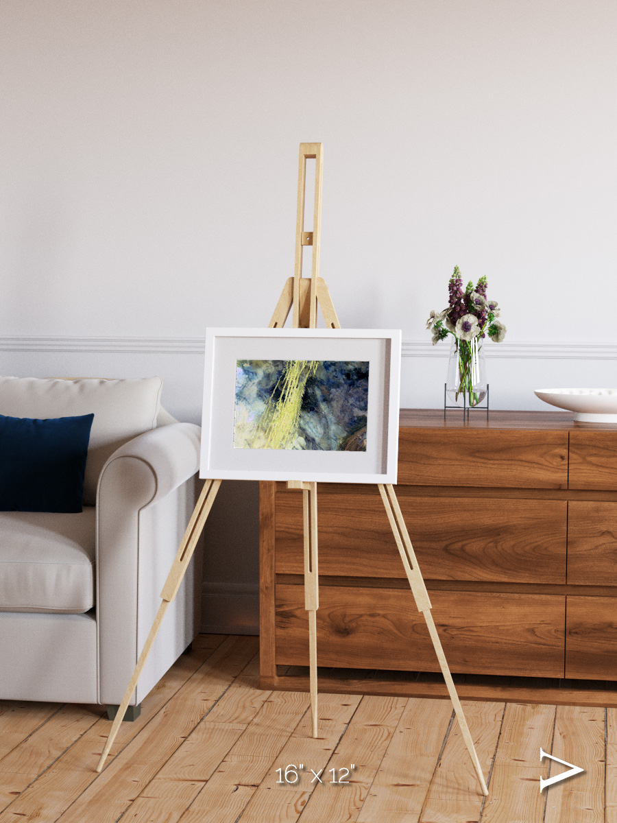 Shifting Sands, Algerian Abstract Framed & Mounted Print