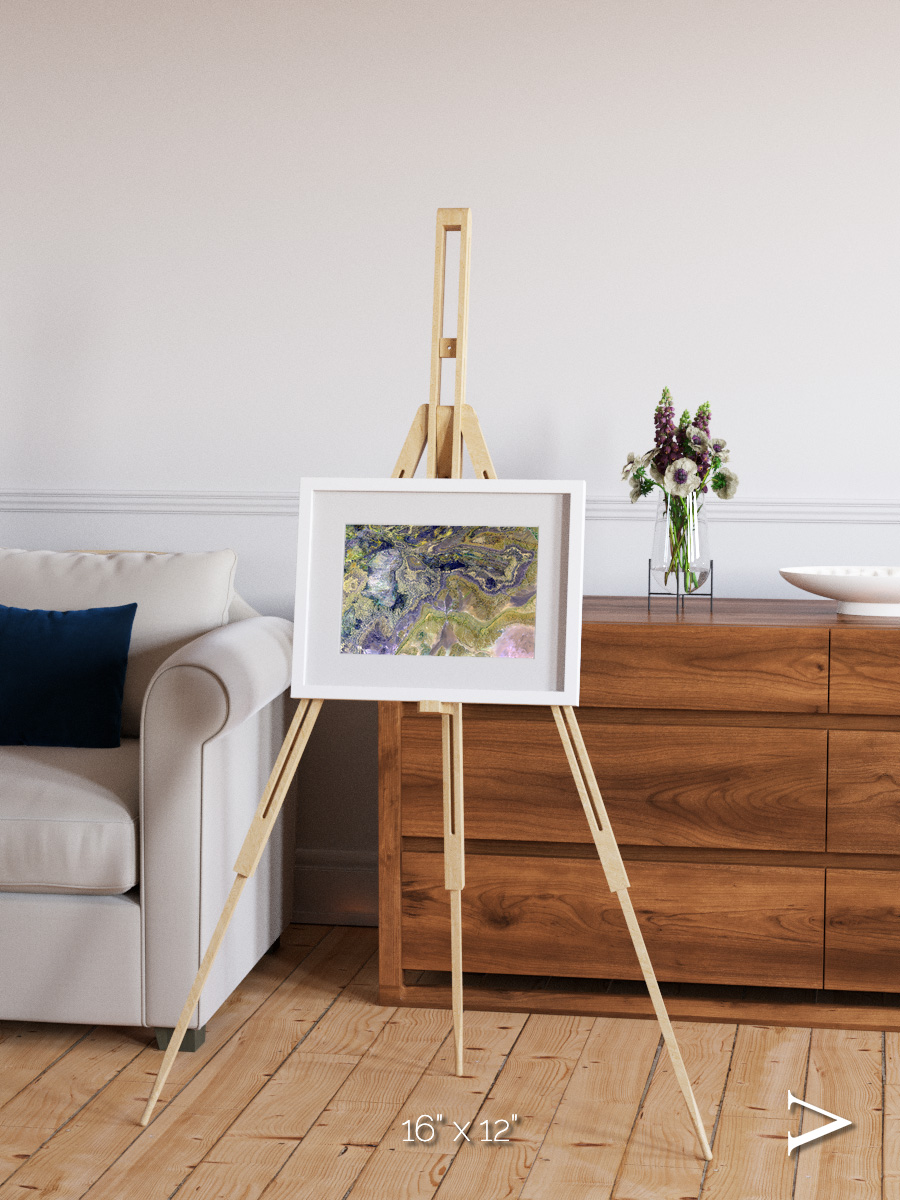 Mineral Horizons, Anti-Atlas Framed & Mounted Print