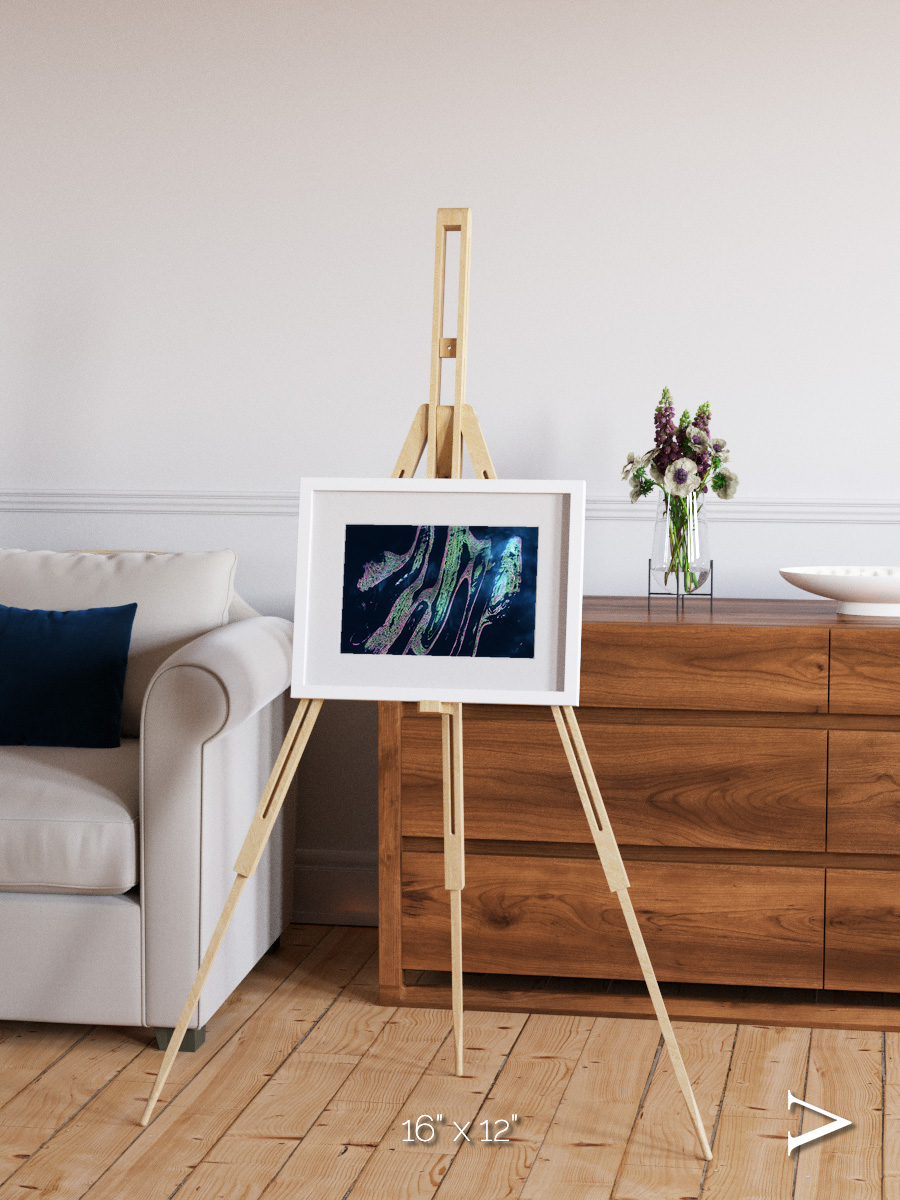 Painted Archipelago, Belcher Islands Framed & Mounted Print