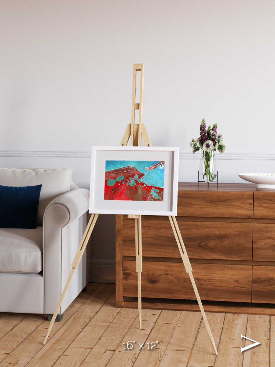 Remote Shores, Campeche Framed & Mounted Print