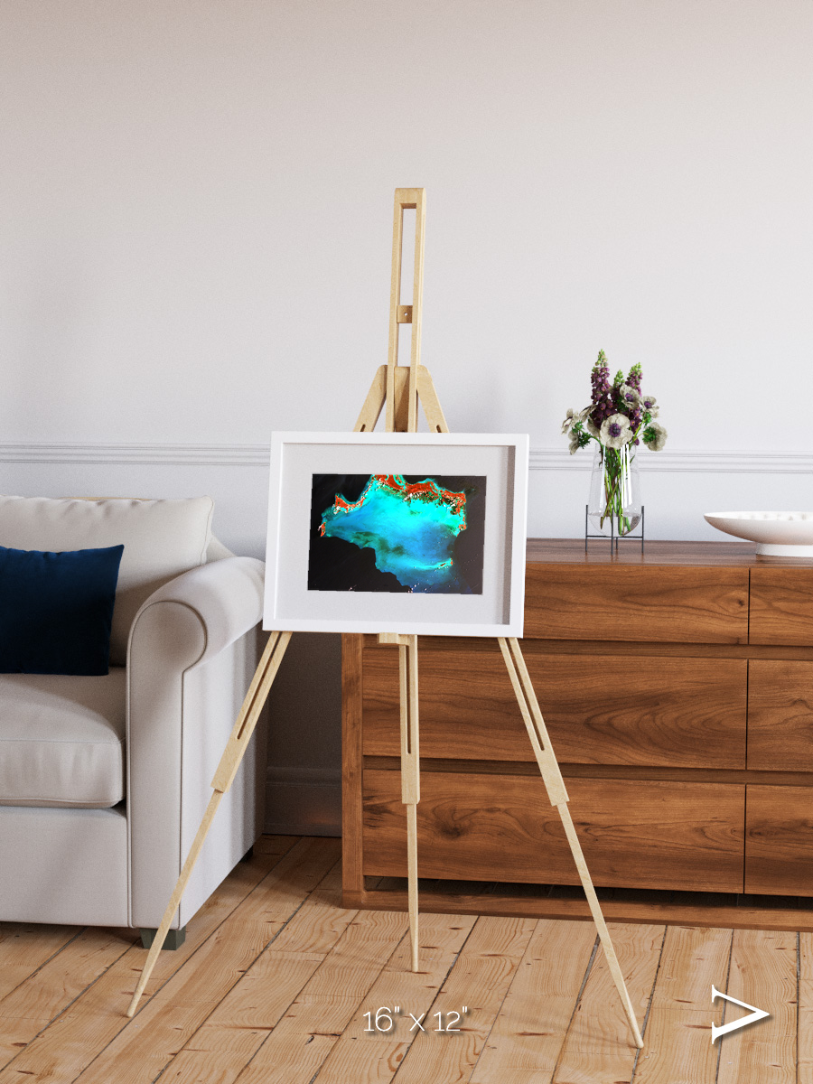 Arctic Outpost, Caribbean Luxury Framed & Mounted Print