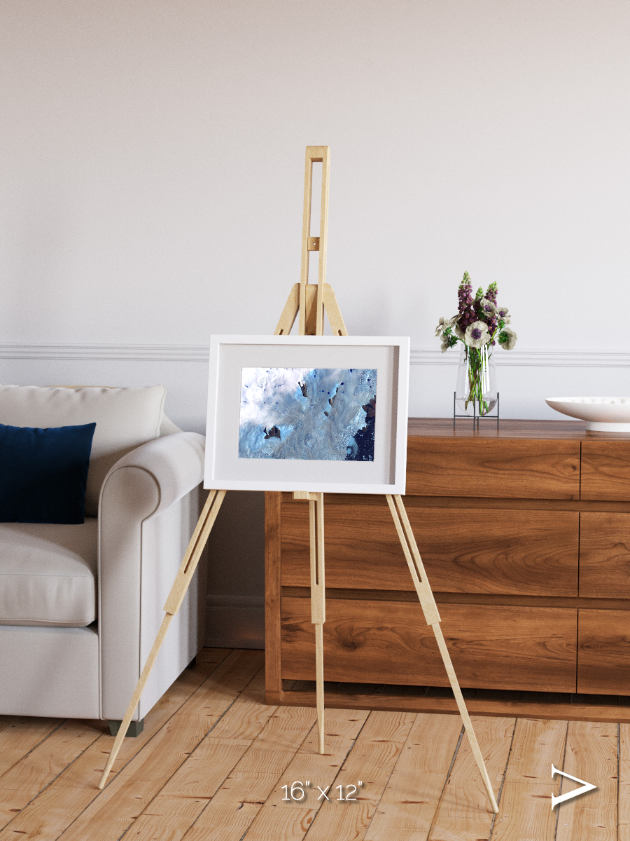 Waterways, Greenland Coast Framed & Mounted Print
