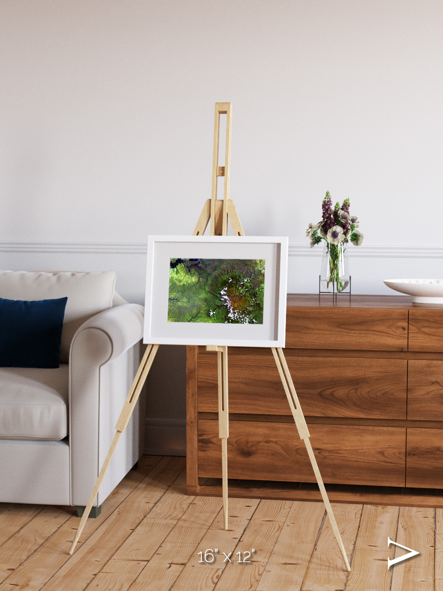 Vortex Trails, Mount Elgon Framed & Mounted Print