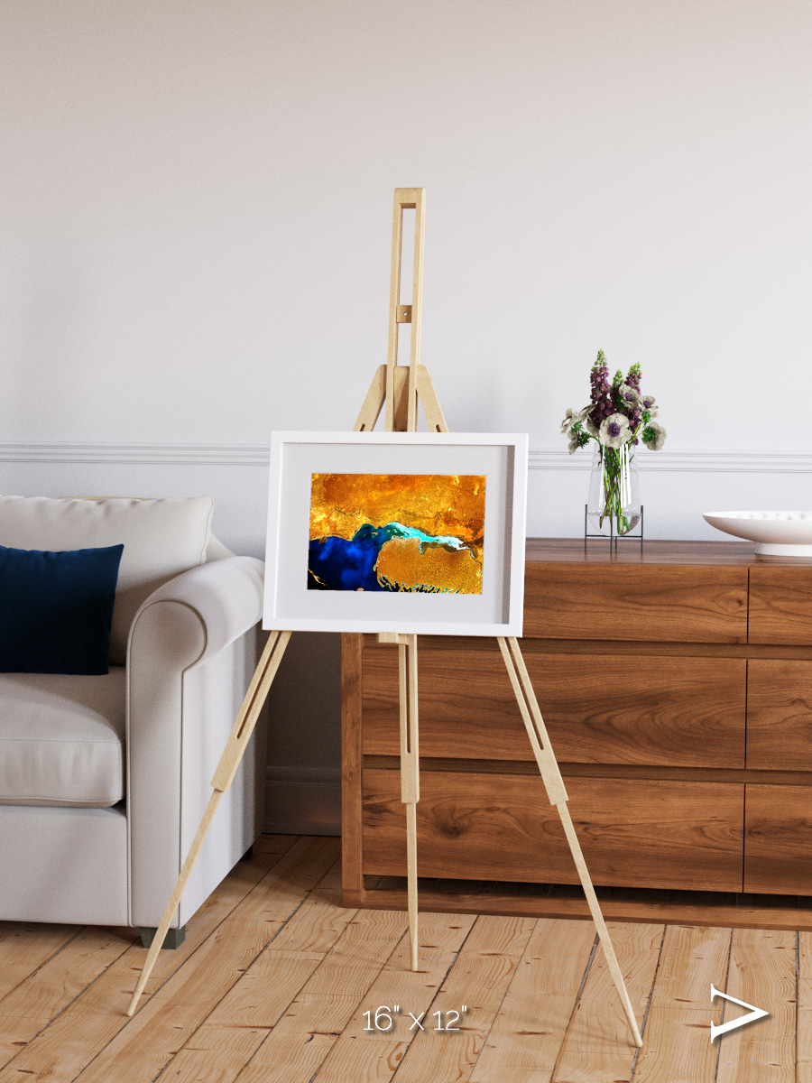 Coastal Phantom, Dardzha Peninsula Framed & Mounted Print