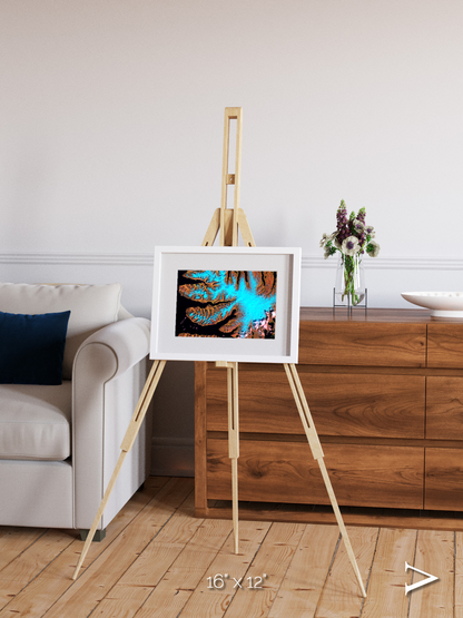 Frozen Currents, West Fjords Framed & Mounted Print