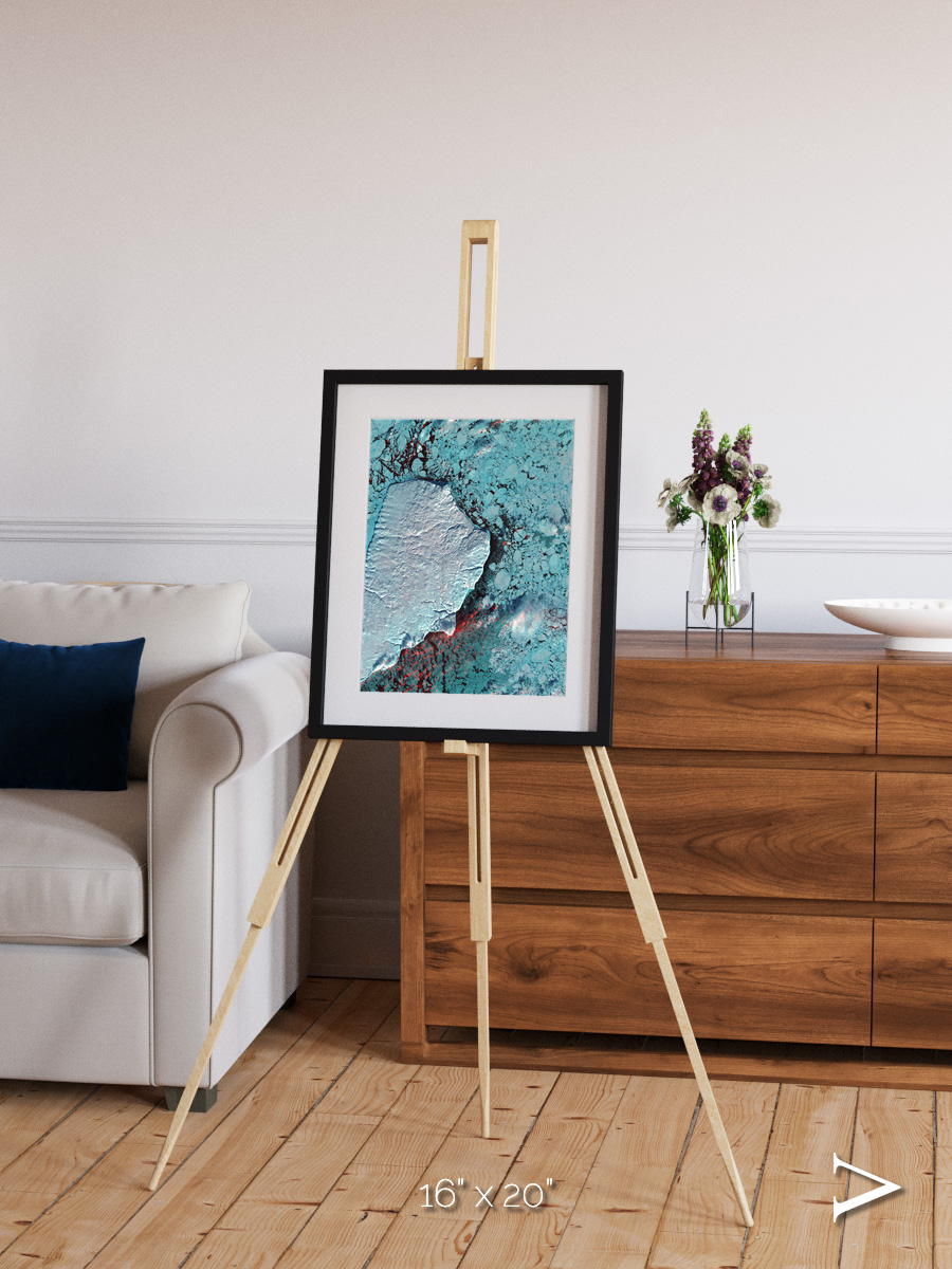 Island Sanctuary, Akpatok Island Framed & Mounted Print