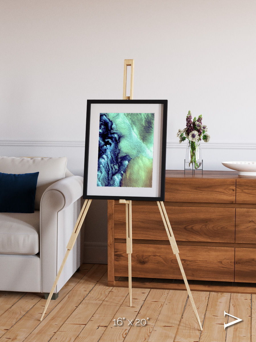 Shifting Skies, Aleutian Islands Framed & Mounted Print