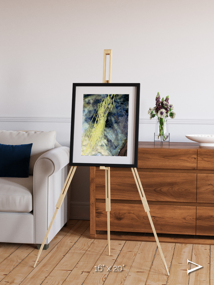Shifting Sands, Algerian Abstract Framed & Mounted Print
