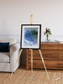 Sunlit Dunes, Alluvial Fan Framed & Mounted Print
