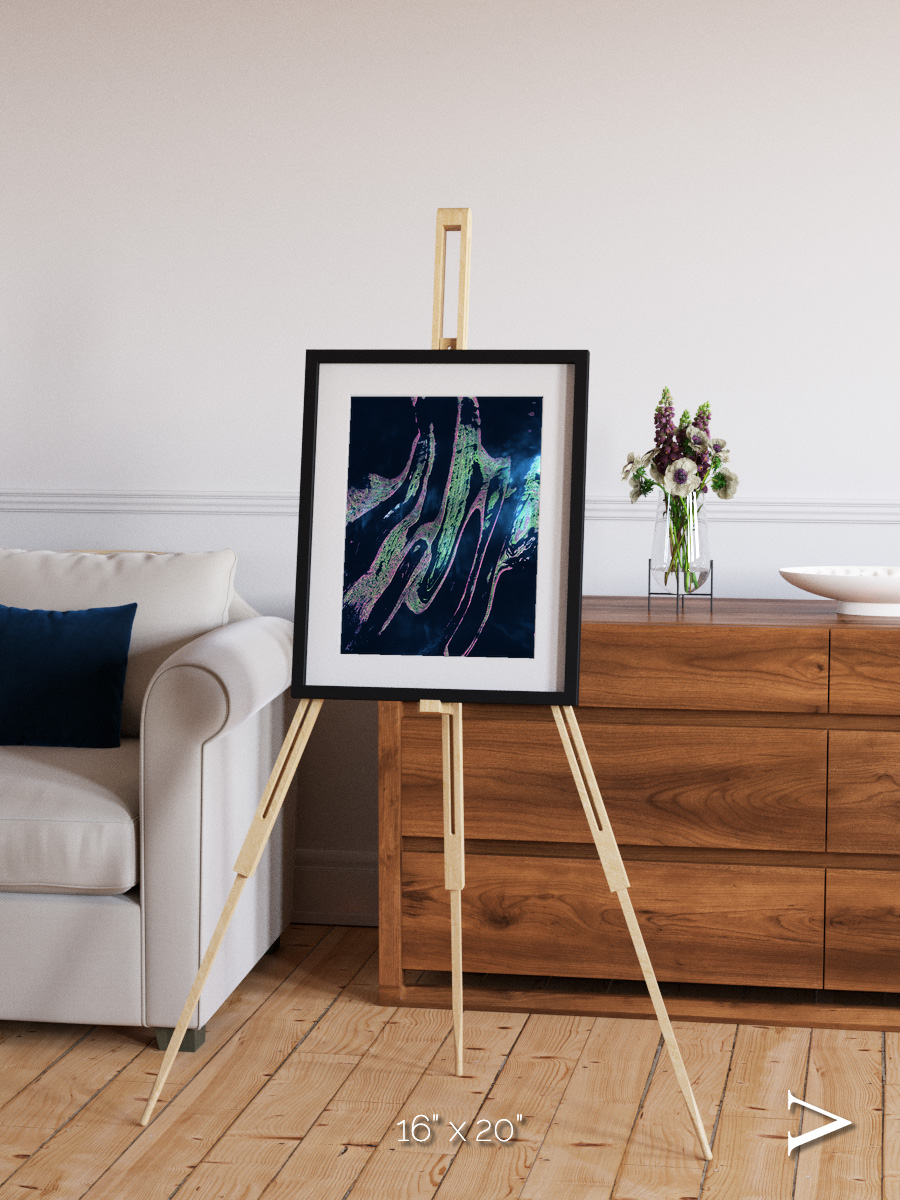 Painted Archipelago, Belcher Islands Framed & Mounted Print