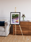 Saline Patterns, Bogda Mountains Framed & Mounted Print
