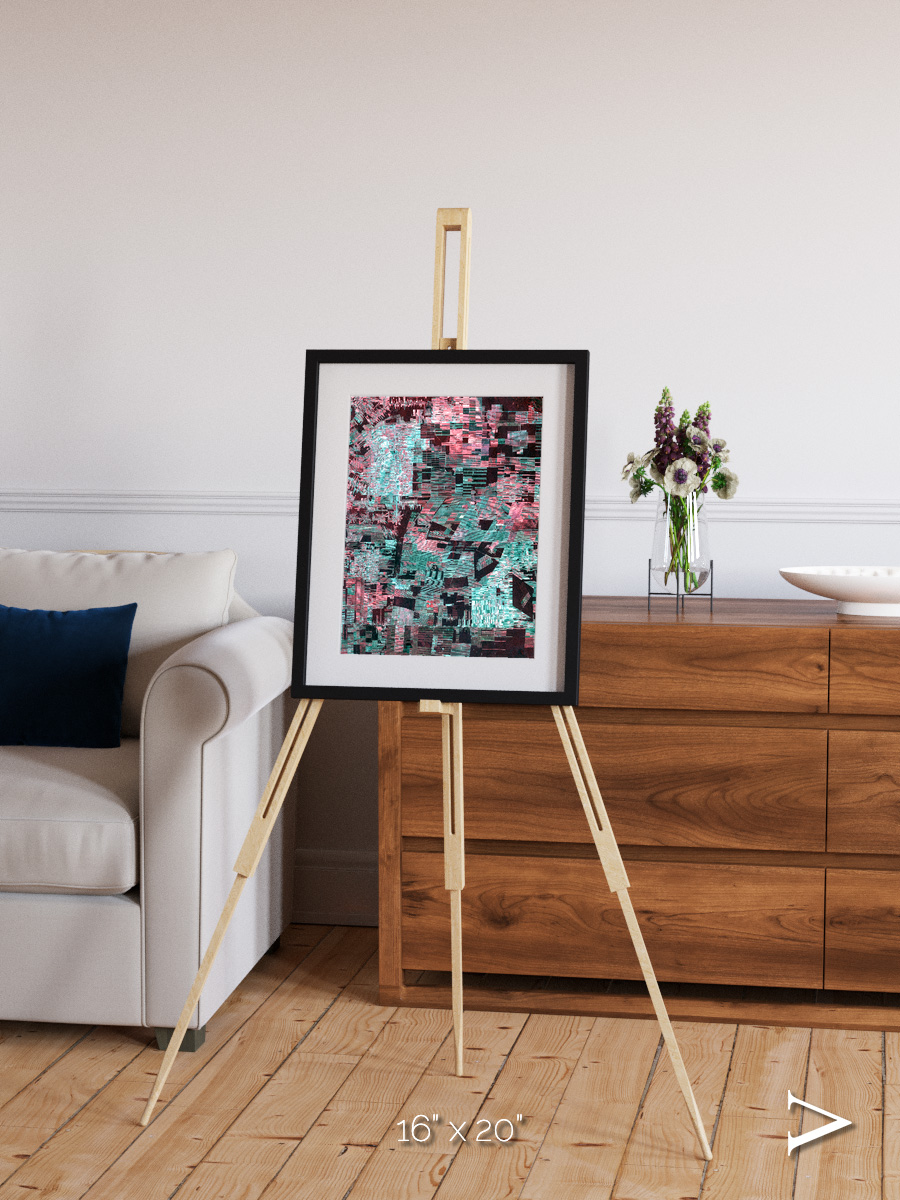 Fractured Canopy, Bolivia Framed & Mounted Print