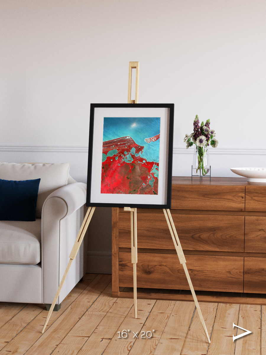 Remote Shores, Campeche Framed & Mounted Print