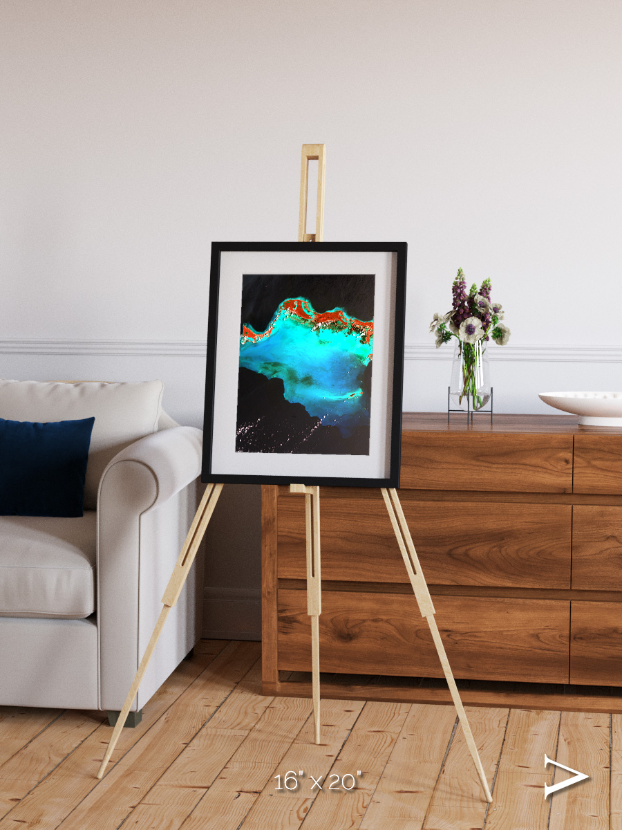 Arctic Outpost, Caribbean Luxury Framed & Mounted Print
