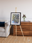 Lava Lines, Chilean Volcanoes Framed & Mounted Print