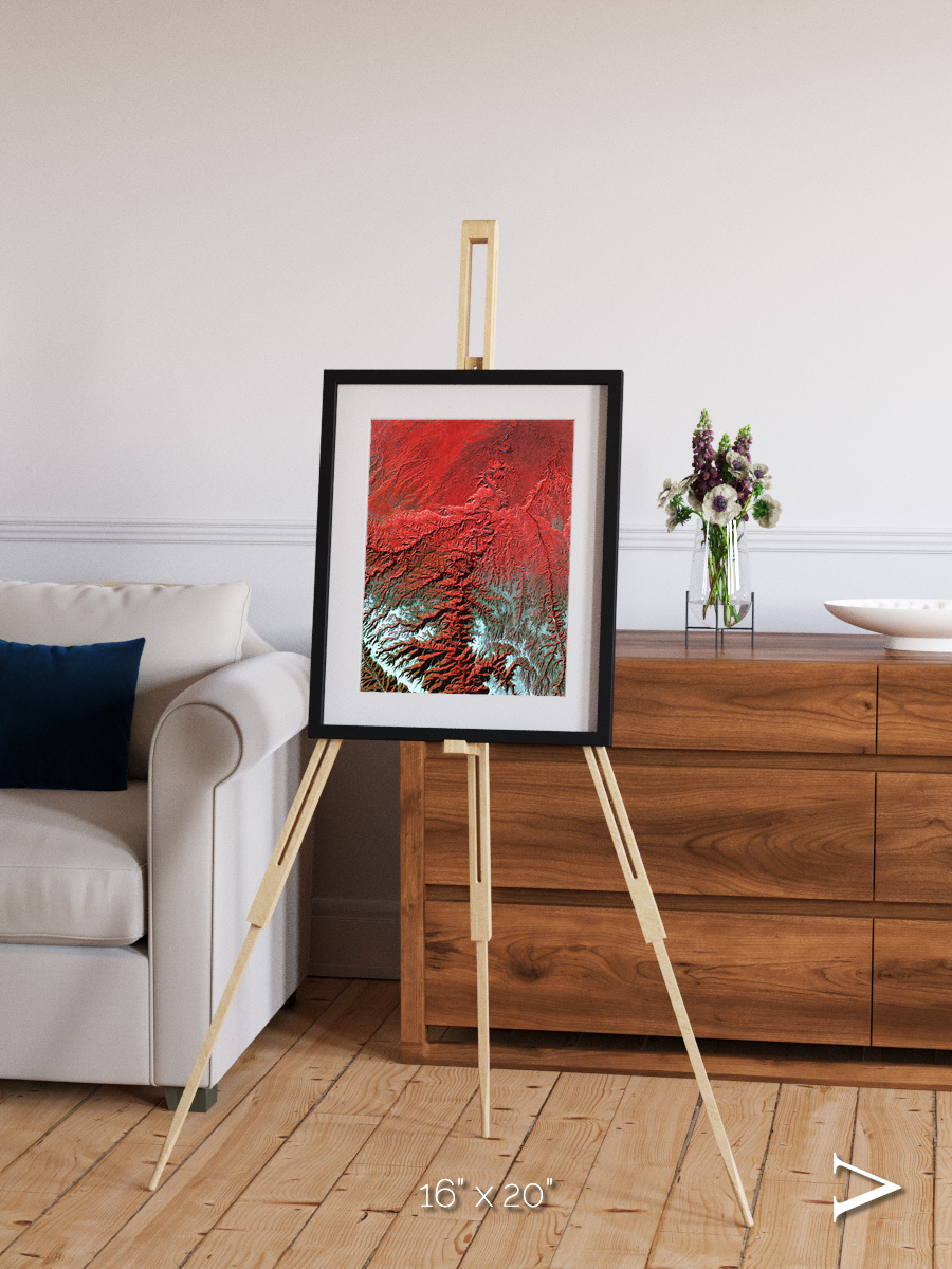 Ice River, Desolation Canyon Framed & Mounted Print