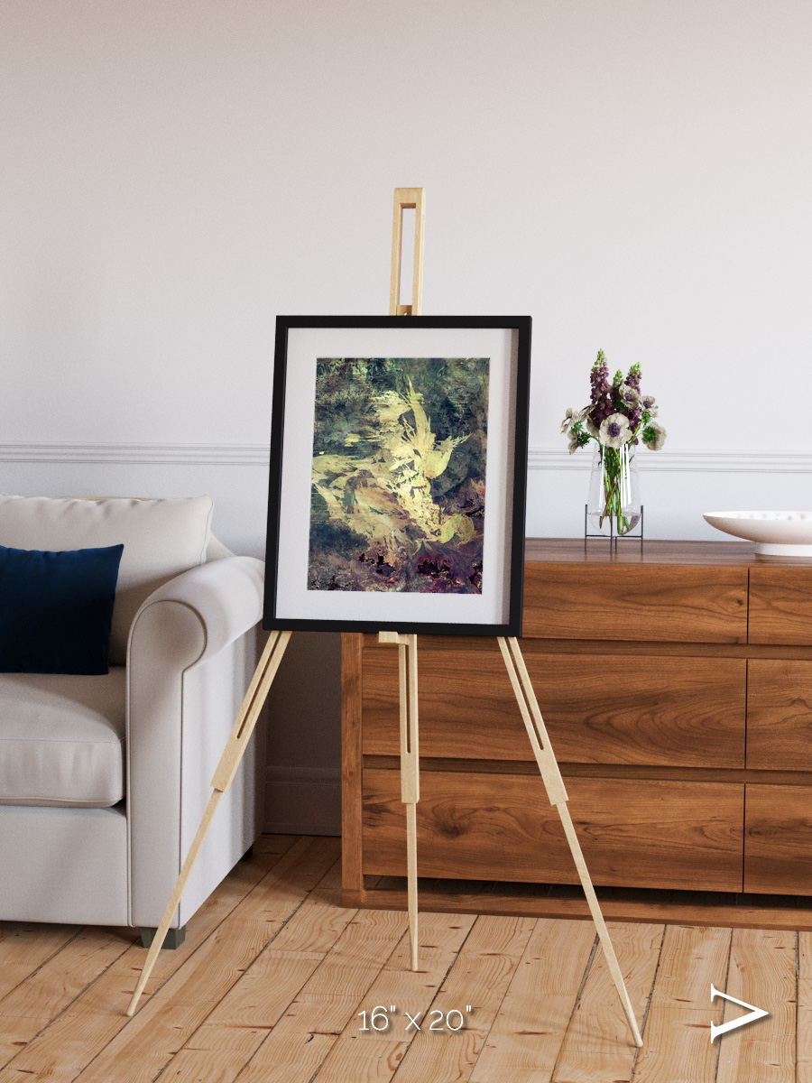 Windwritten Dunes, Great Sandy Scars Framed & Mounted Print