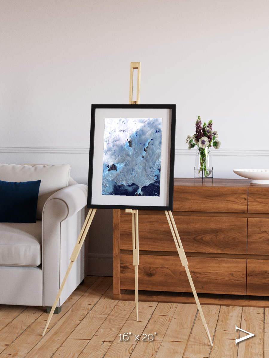 Waterways, Greenland Coast Framed & Mounted Print