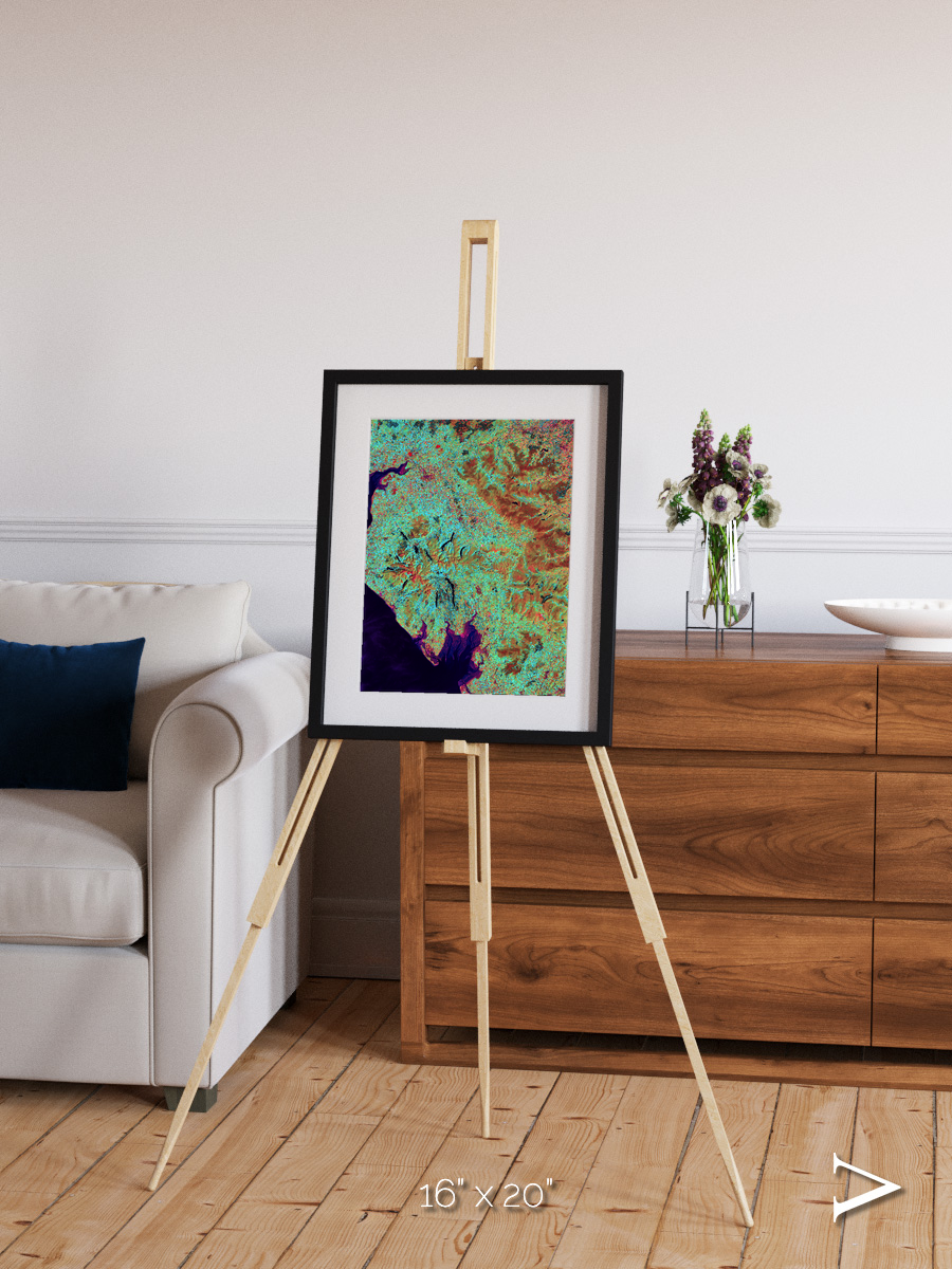 Polar Flow, Lake District Framed & Mounted Print