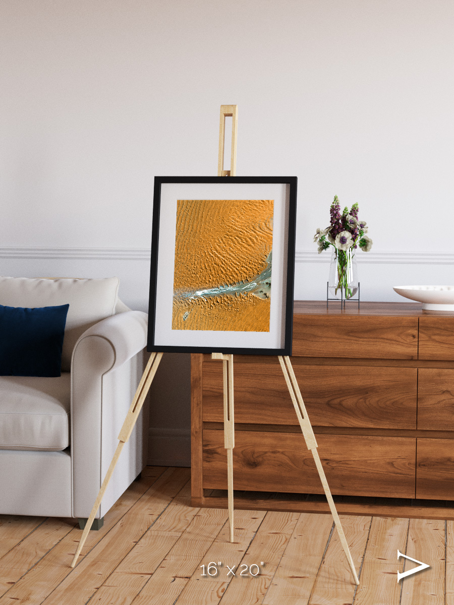 Sands in Motion, Namib Desert Framed & Mounted Print