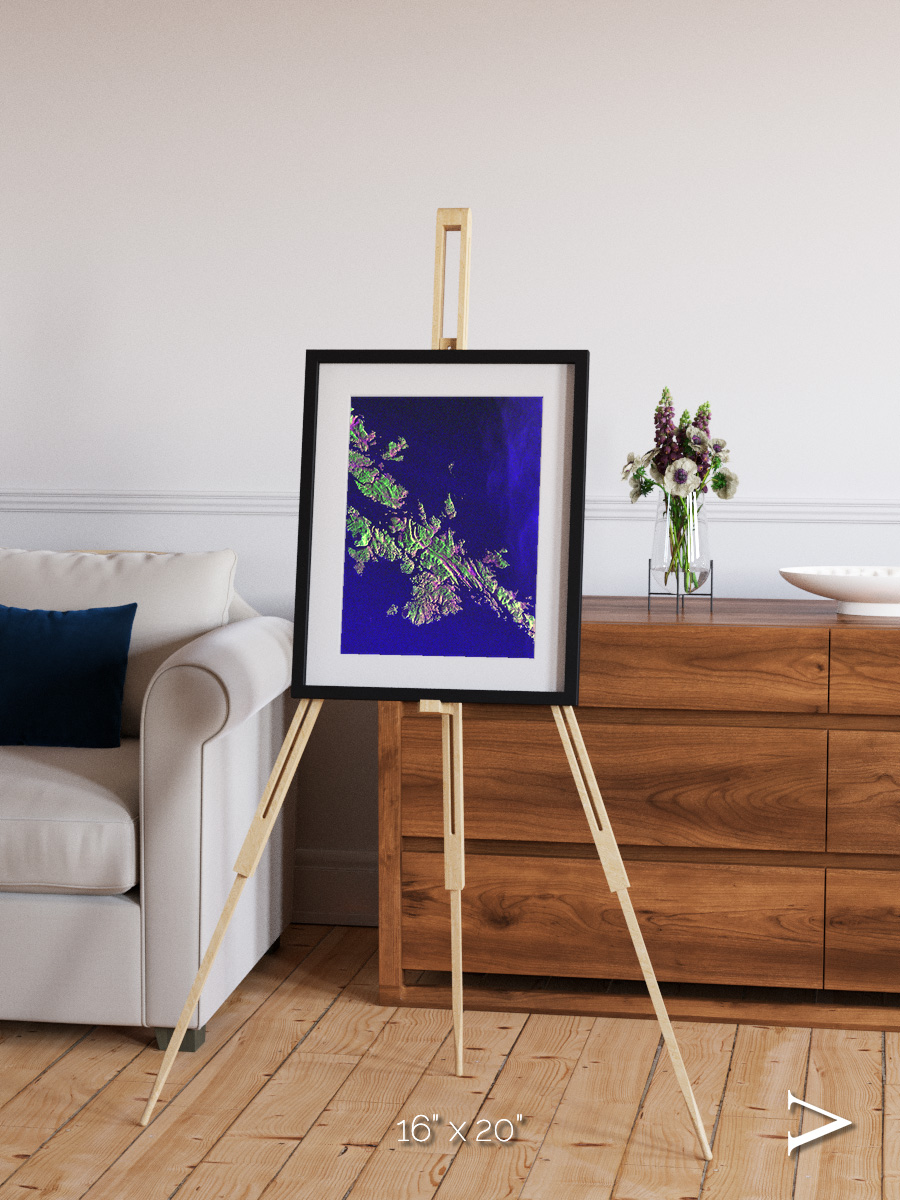 Remote Shores, Shetland Islands Framed & Mounted Print