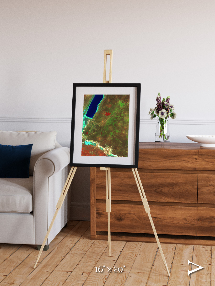 Ghost Waters, Sor Kaydak Framed & Mounted Print