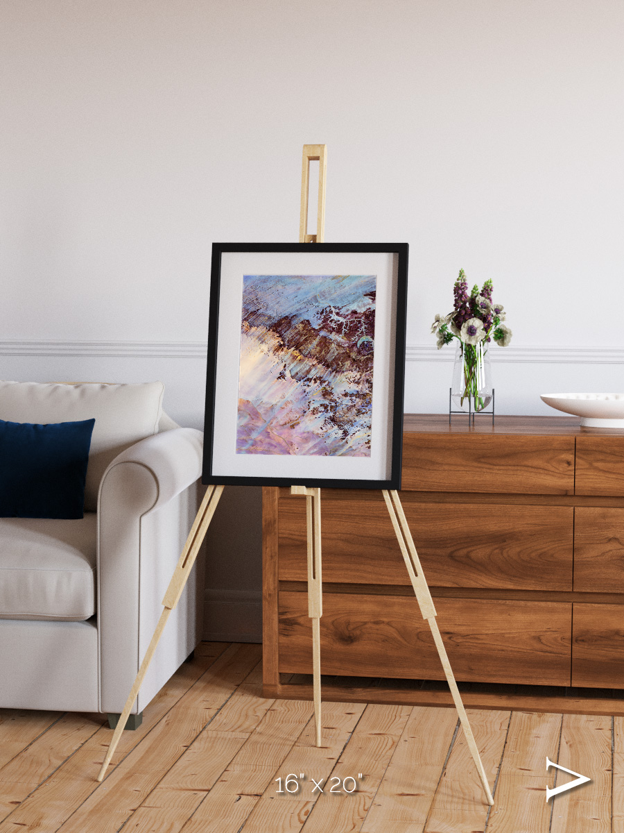 Storm and Stillness, Gweni-Fada Framed & Mounted Print