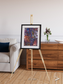 Geologic Tapestry, Asharah Fault Zone Framed & Mounted Print